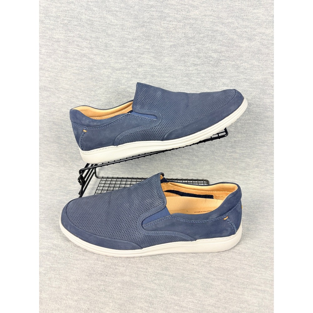 Samuel Hubbard Olema‎ Loafers Mens Blue Navy Nubuck Leather Slip On